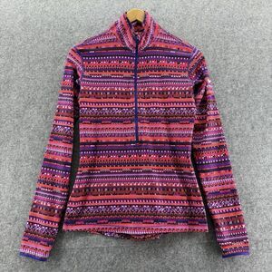 Nike Pro Pullover Womens M Pink 1/2  Zip Long Sleeve Dri-Fit Athletic Workout